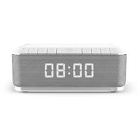 Rádio Despertador Bigben com Carregador Wireless - Branco