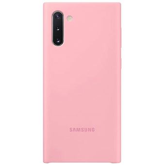 Capa Samsung Silicone para Galaxy Note10 - Rosa