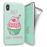 Capa I-PAINT Cup Cake para iPhone X/XS - Verde_0