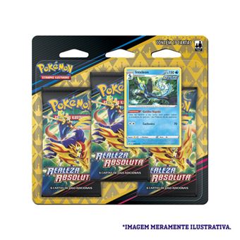 Pokémon Sword & Shield 12.5 - Blister 3 Boosters - Jogos de Cartas - Compra  na