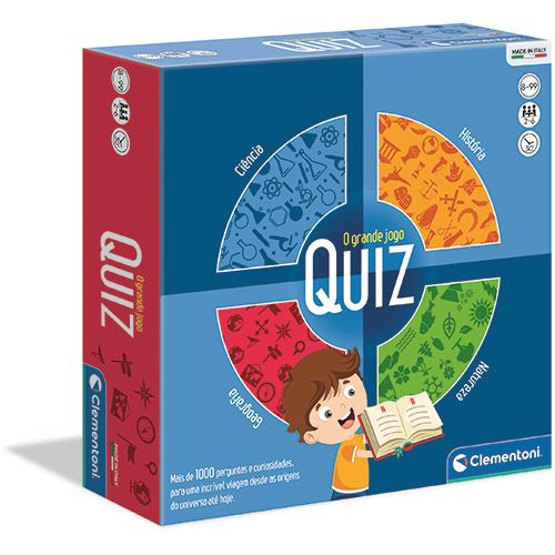 O Grande Jogo Quiz - Clementoni - Jogo de Tabuleiro - Compra na