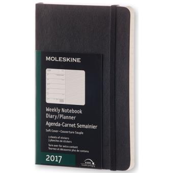 Agenda Semanal 2017 Moleskine Soft Bolso