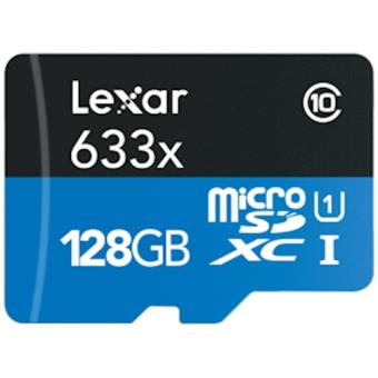 Lexar 633x 0.128GB MicroSDXC UHS-I Class 16 cartão de memória
