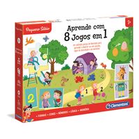 Aprende com 8 Jogos em 1 - Clementoni