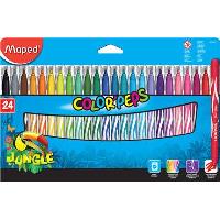 Caixa 24 Canetas de Feltro Color'Peps Jungle