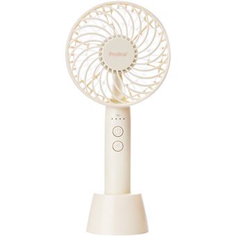 Mini Ventoinha Proline Regarregável Minifancream - Creme - 1