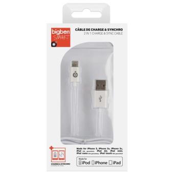 BigBen Cabo USB/Lightning 2.4A 1m (Branco)