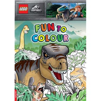 LEGO® Jurassic World: Dinossauros à Solta: Livro de Colorir