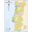 Mapa de Portugal Escolar Grande - 2 Faces - Folha Plastificada_0