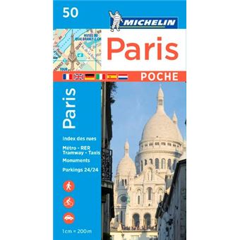 Plano Michelin Pleg 50 - França: Paris
