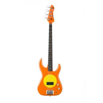 Guitarra Baixo Eléctrico Fleabass Model 32 Bass Orange & Yellow