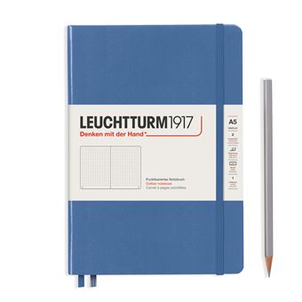 Caderno Denim Pontilhado Leuchtturm A5