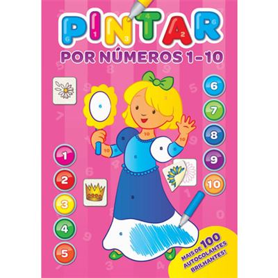 PINTAR POR NÚMERO - LIVRO DE COLORIR (+10) 