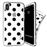 Capa I-PAINT Trendy Pois para iPhone X/XS - Preta e Branca_0