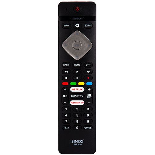 Comando Remoto Sinox SXR1120 para Televisões Philips