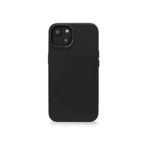 Capa Decoded Leather com MegaSafe para iPhone 14 - Preto