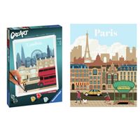 Kit Pintura por Números Ravensburger CreArt Série C - Paris
