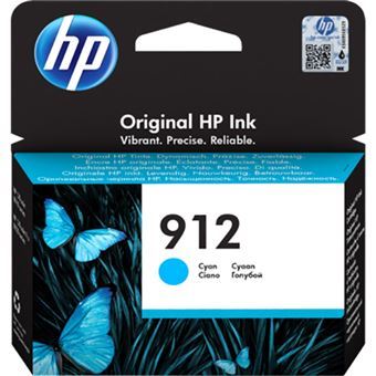 Tinteiro HP Original 912 - Ciano - 3YL77AE - Elegível para o HP Instant Ink - 1