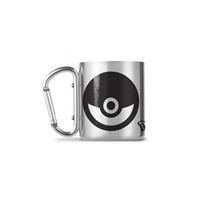 Caneca com Mosquetão Pokémon: Pokeball
