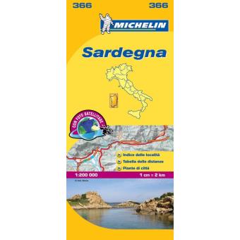 Sardegna Mapa Michelin 366