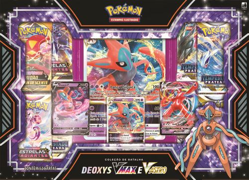 Cartas - Box Pokemon - Colecao de Batalha - Deoxys Vmax e V-Astro