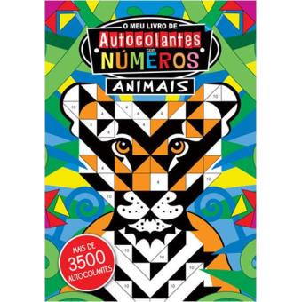 O Meu Livro de Autocolantes com Números - Animais