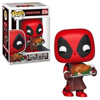 Funko Pop! Marvel Holiday: Deadpool with Turkey - 534