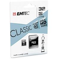 Cartão Micro SDHC EMTEC CL10 Classic - 32GB