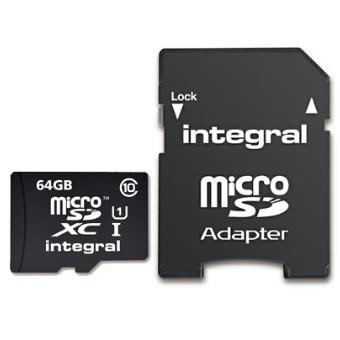 Integral microSDXC 64GB 40MB/s Classe 10