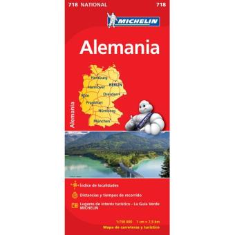 Alemanha Mapa Michelin 718