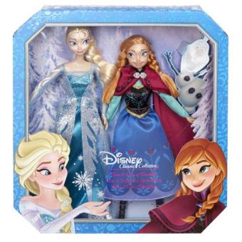 Bonecas Elsa e Anna especial de Natal frozen