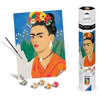 Kit Pintura por Números Ravensburger CreArt Série Premium B Canvas - Frida Kahlo