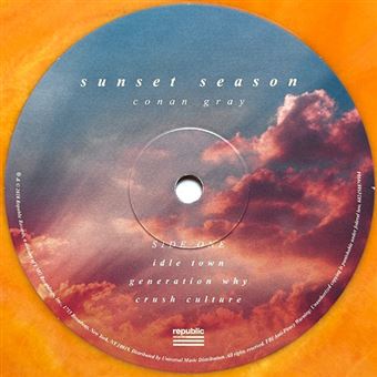 GREY.CONAN - Conan Gray - Sunset Season - LP Orange Yellow Sunset