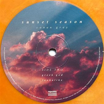 GREY.CONAN - Conan Gray - Sunset Season - LP Orange Yellow Sunset