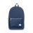 Herschel Settlement Tecido, Couro Azul mochila_0