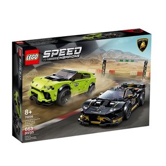 LEGO Speed Champions 76899 Lamborghini Urus ST-X & Lamborghini Huracán Super Trofeo EVO