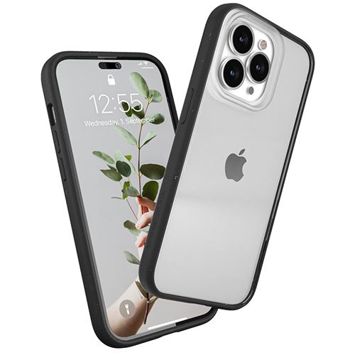 Capa Bio Woodcessories para Apple iPhone 14 Pro - Preto Transparente