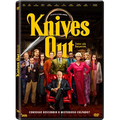 Knives Out: Todos São Suspeitos - DVD - Rian Johnson - Daniel Craig - Chris  Evans - DVD Zona 2 - Compra filmes e DVD na