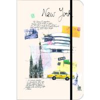 Caderno Liso e Pautado TeNeues City Journal Nova Iorque Bolso