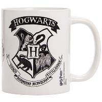 Harry Potter - Caneca Brasão Hogwarts (Preto e Branco)