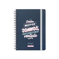 Agenda Semanal 12 Meses 2020 Mr. Wonderful Clássica - Contém Muitos Sonhos