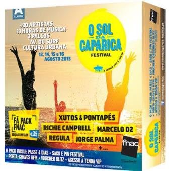 Fã Pack Fnac O Sol da Caparica 2015 (Aderente)