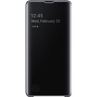 Capa Samsung Clear View para Galaxy S10 - Preto