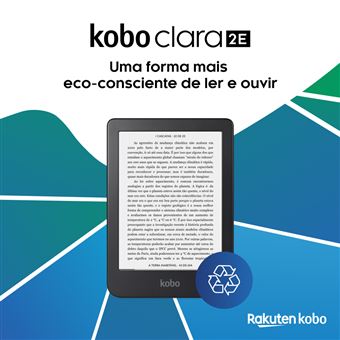 Capa Sleepcover para Kobo Clara 2E - Preto - Acessórios eReader