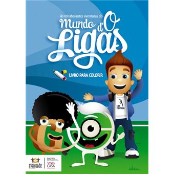 O Mundo do Ligas: Livro para Colorir - 1
