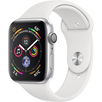 Apple Watch Series 4 40mm - Alumínio Prateado | Bracelete Desportiva - Branco
