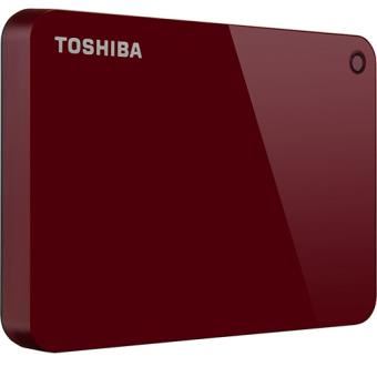 Disco Externo Toshiba Canvio Advance - 3TB - 2,5'' - Vermelho