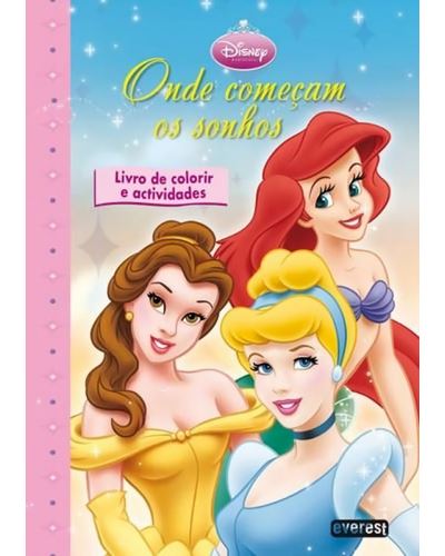 Livro de colorir princesas disney