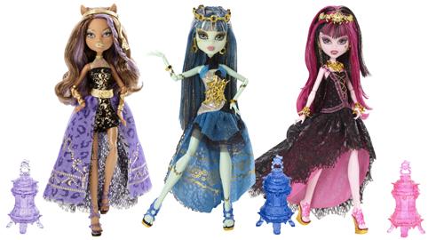 SORTIDO BONECAS MONSTER HIGH MORTAS DE SONO MATX4514