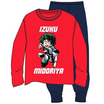 Pijama Izuku Midoriya Red Blue L My Hero Academia Objecto